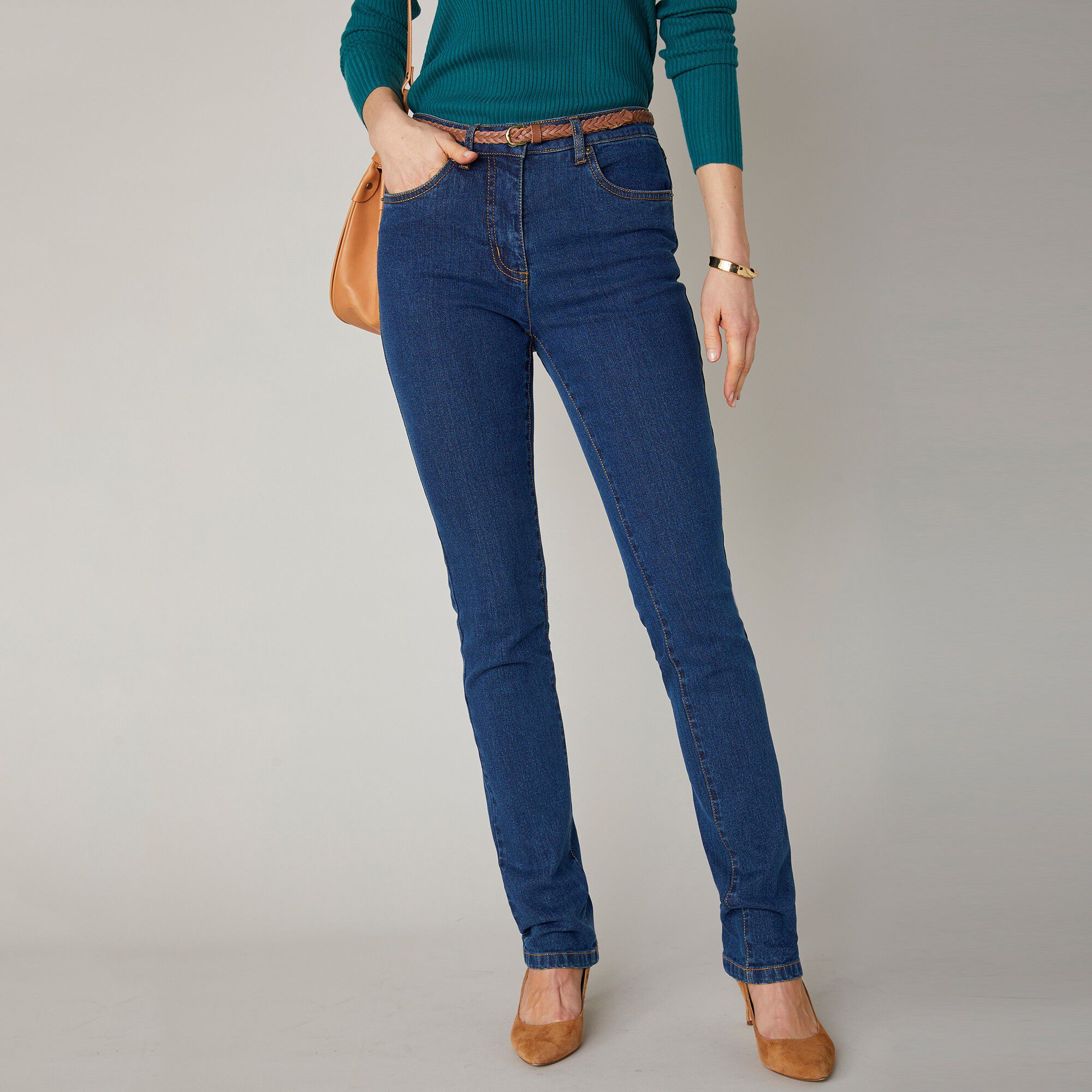 Jean coupe droite stretch