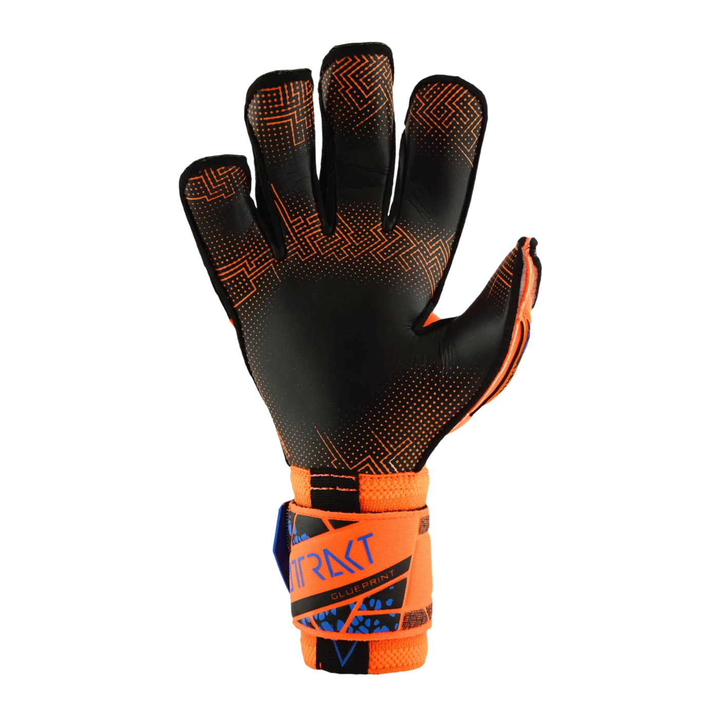 Reusch Attrakt Gold X Evolution GluePrint TW-Handschuhe Orange Blau Schwarz F2211