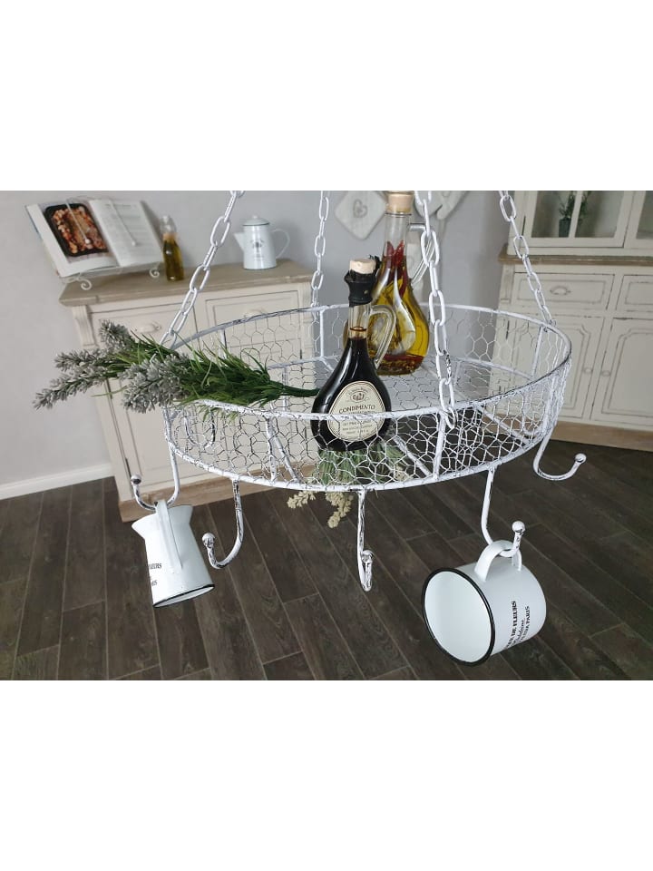 Ambiente Haus Landhaus Topfhänger in Weiß günstig kaufen onesize