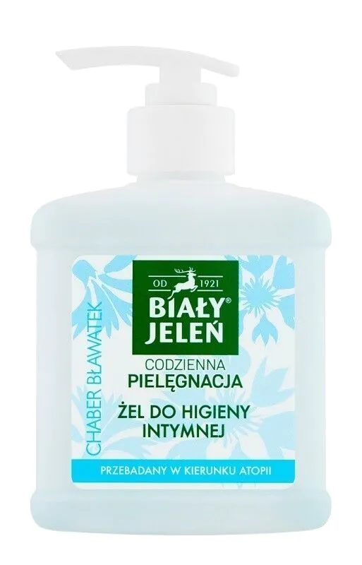 Biały Jeleń Hipoalerginis intymios higienos gelis su rugiagėlėmis