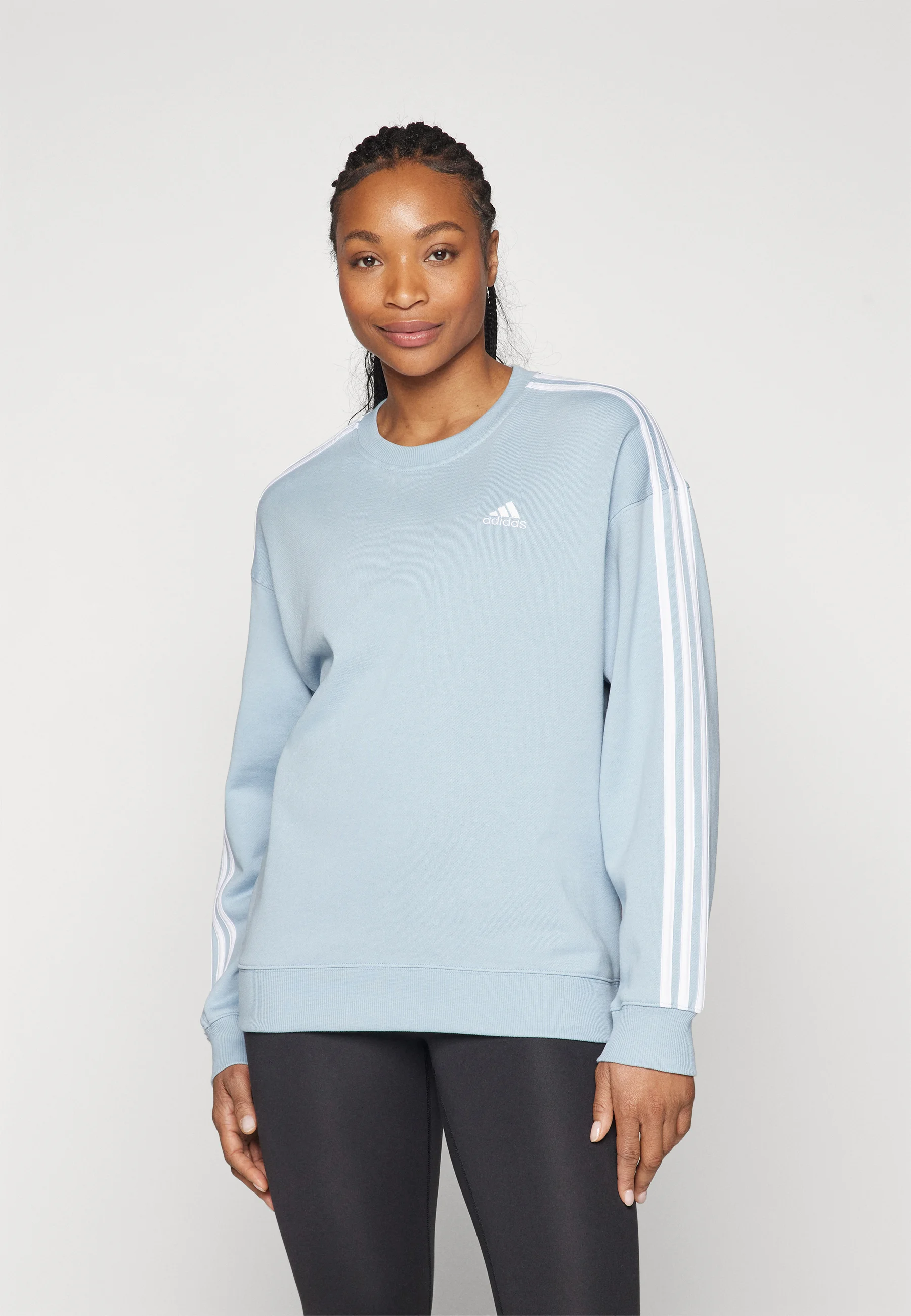 adidas Sportswear ESSENTIALS 3 STRIPES FRENCH TERRY - Sudadera