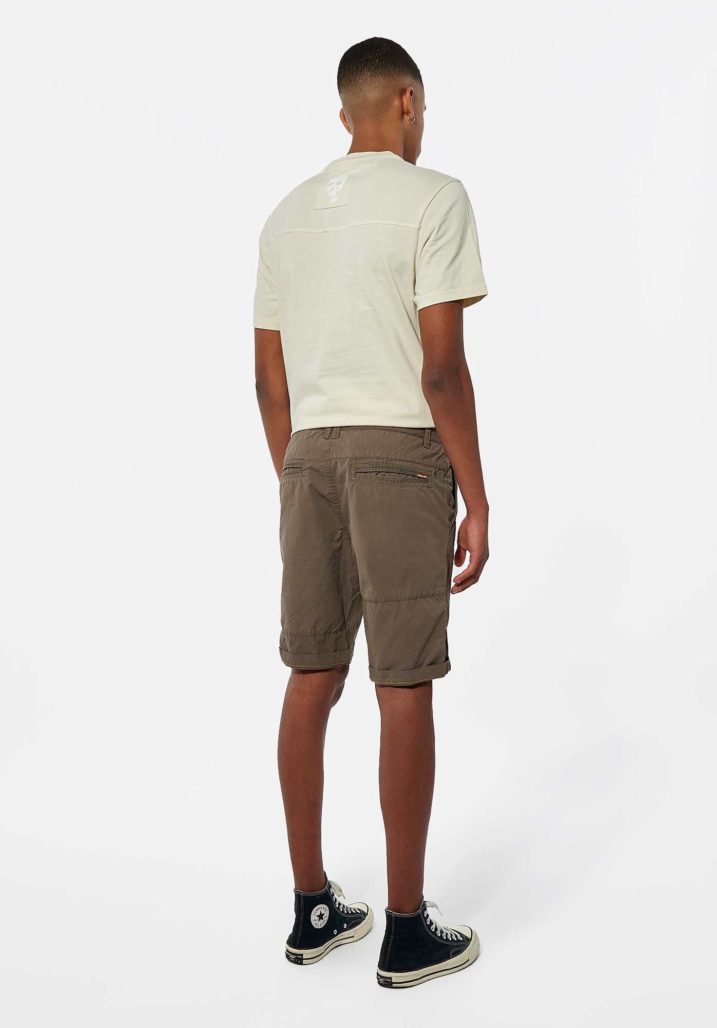 NABIL  Short kaki Homme en 100% coton