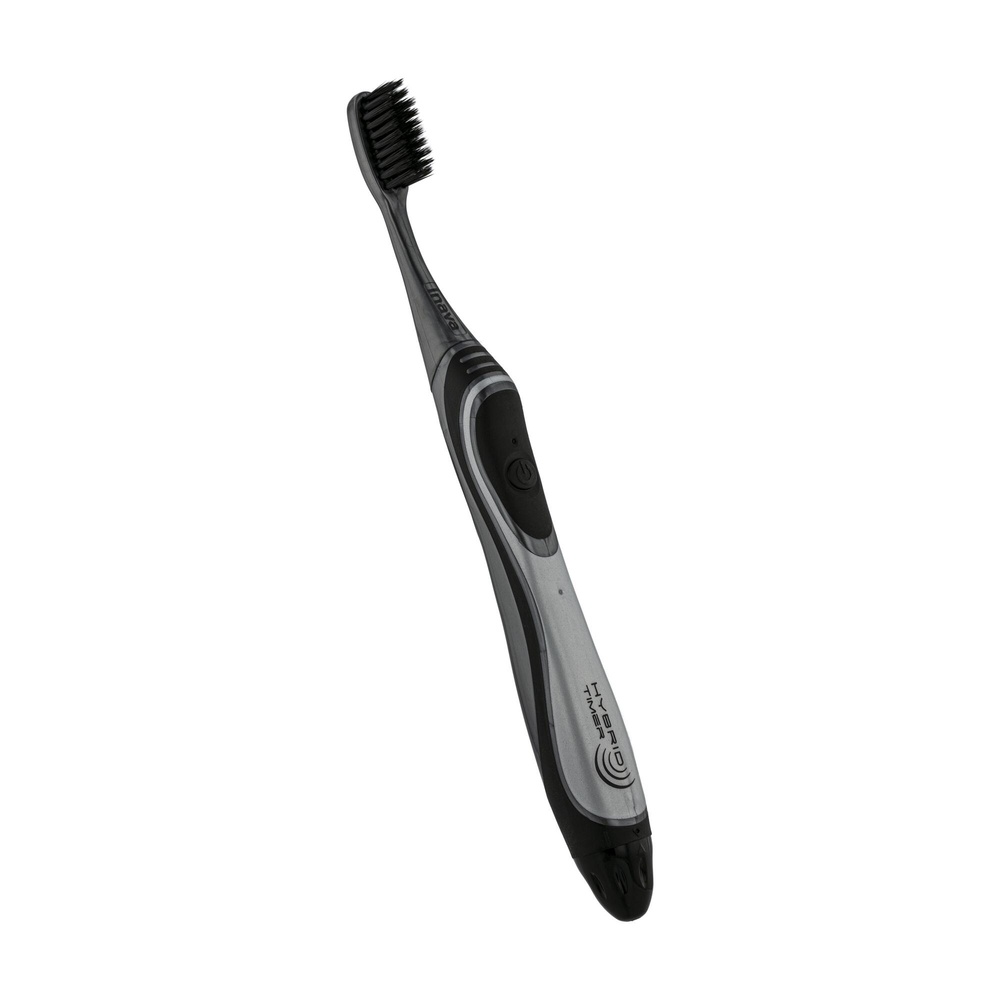 Oral Care INAVA HYBRID TIMER Noir/Gris Edition limitée Brosse à dents électrique