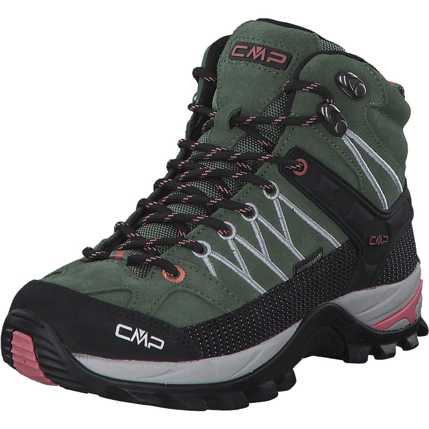 CMP Rigel Mid 3Q12946, Trekkingschuhe, Damen, Grün