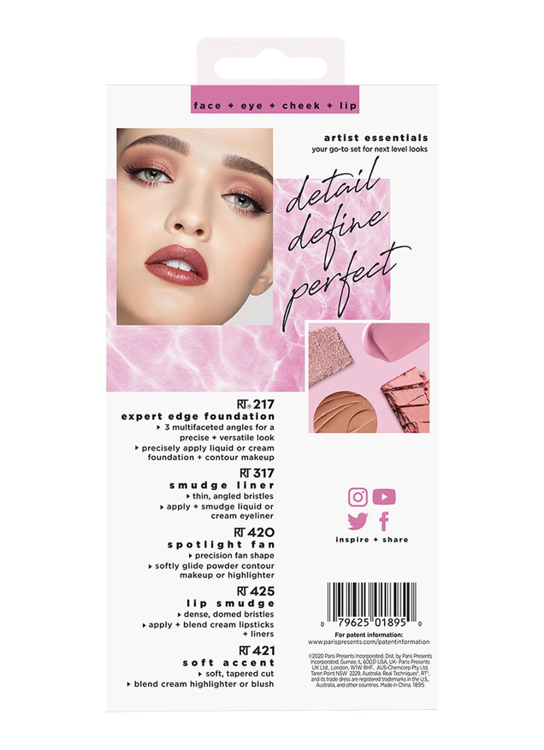 Real Techniques Artist Essentials Set - meikkisivellinsetti