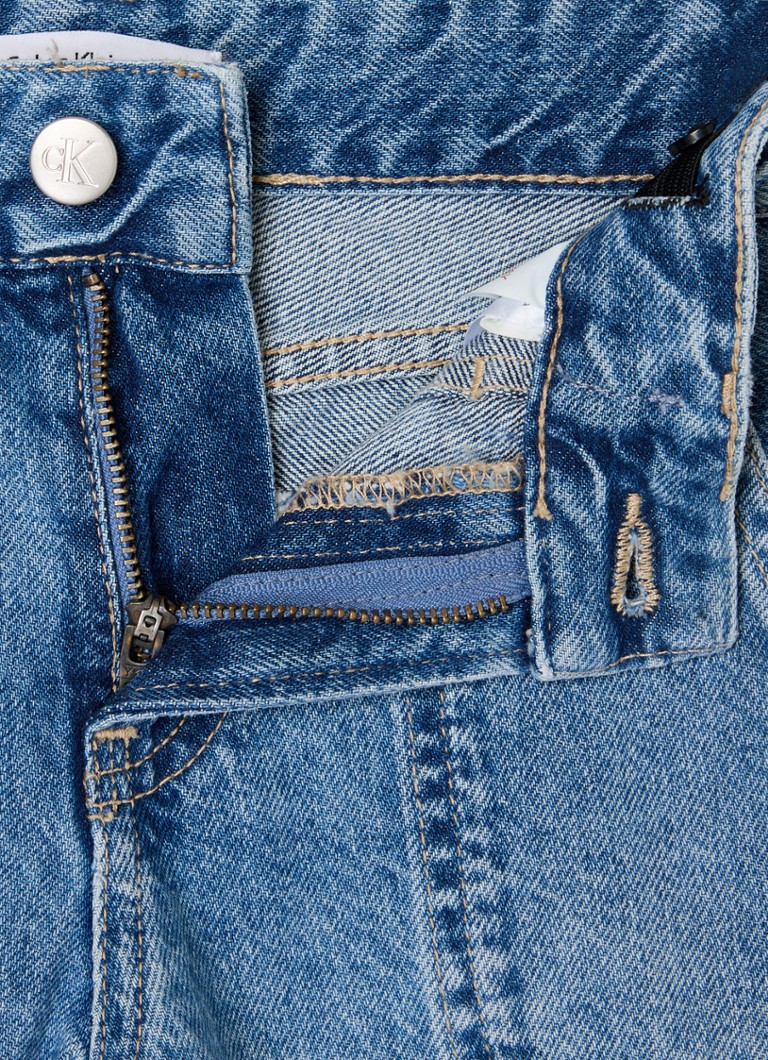 Calvin Klein Dad Modern rette jeans med sidelommer
