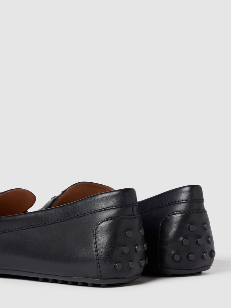 Loafer aus Leder in schwarz