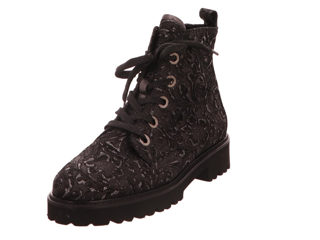 GABOR Schnür-Stiefeletten schwarz