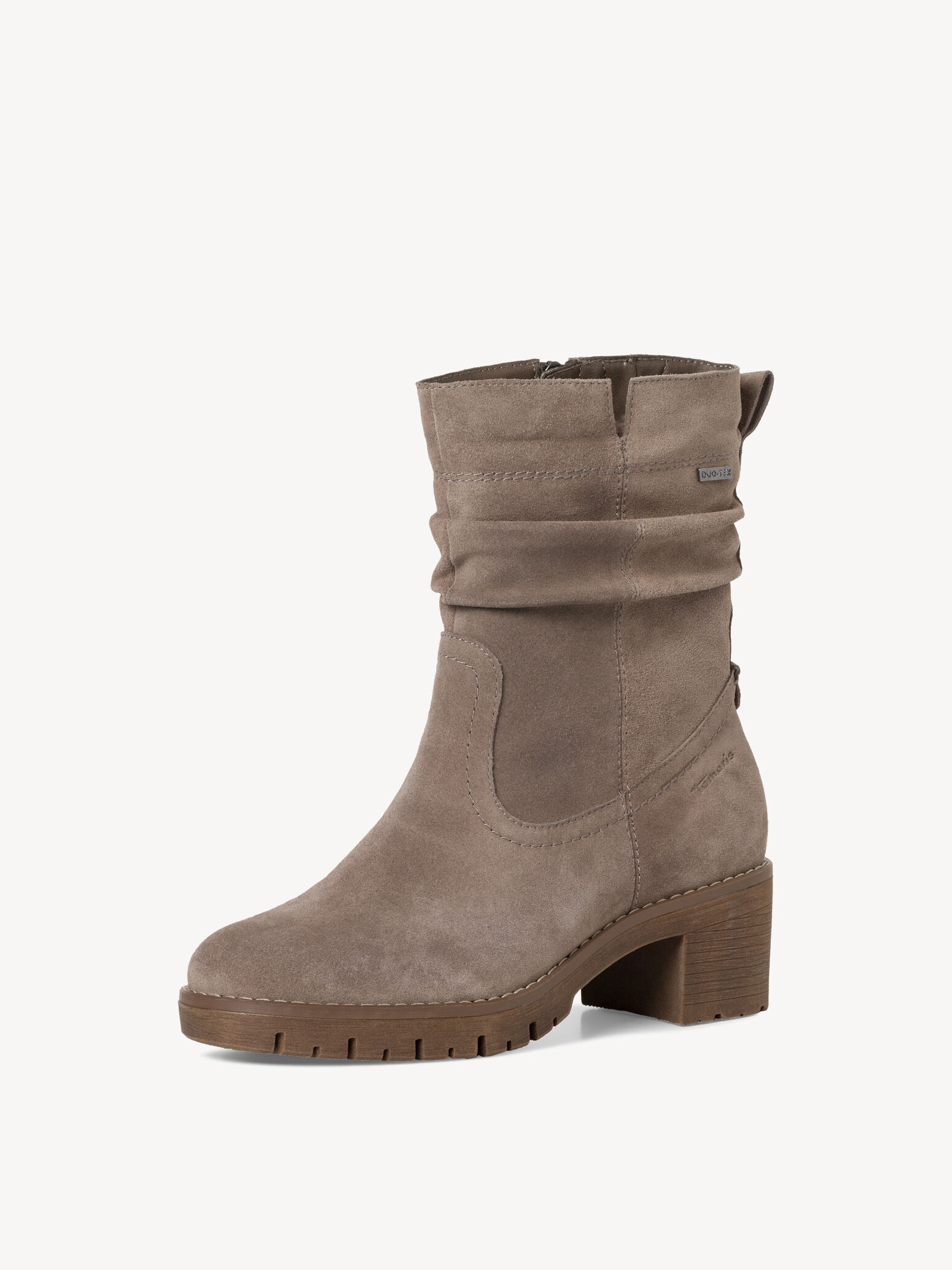 Bottine en cuir - marron