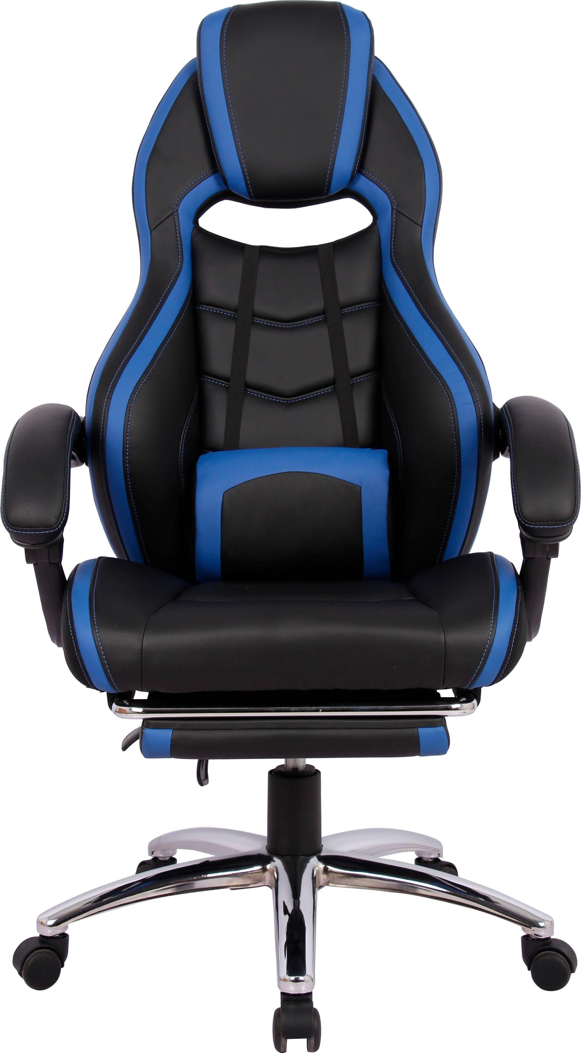 INOSIGN Gaming-Stuhl Sprinta 1, Chefsessel mit ausziehbarer Fußstütze, komfortabel gepolstert mit vielen ergonomischen Funktionen