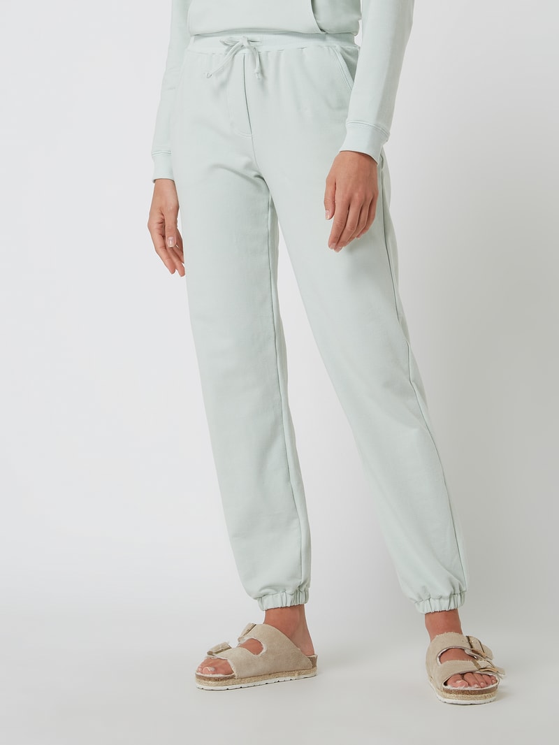 Lounge-Hose mit Stretch-Anteil in mint
