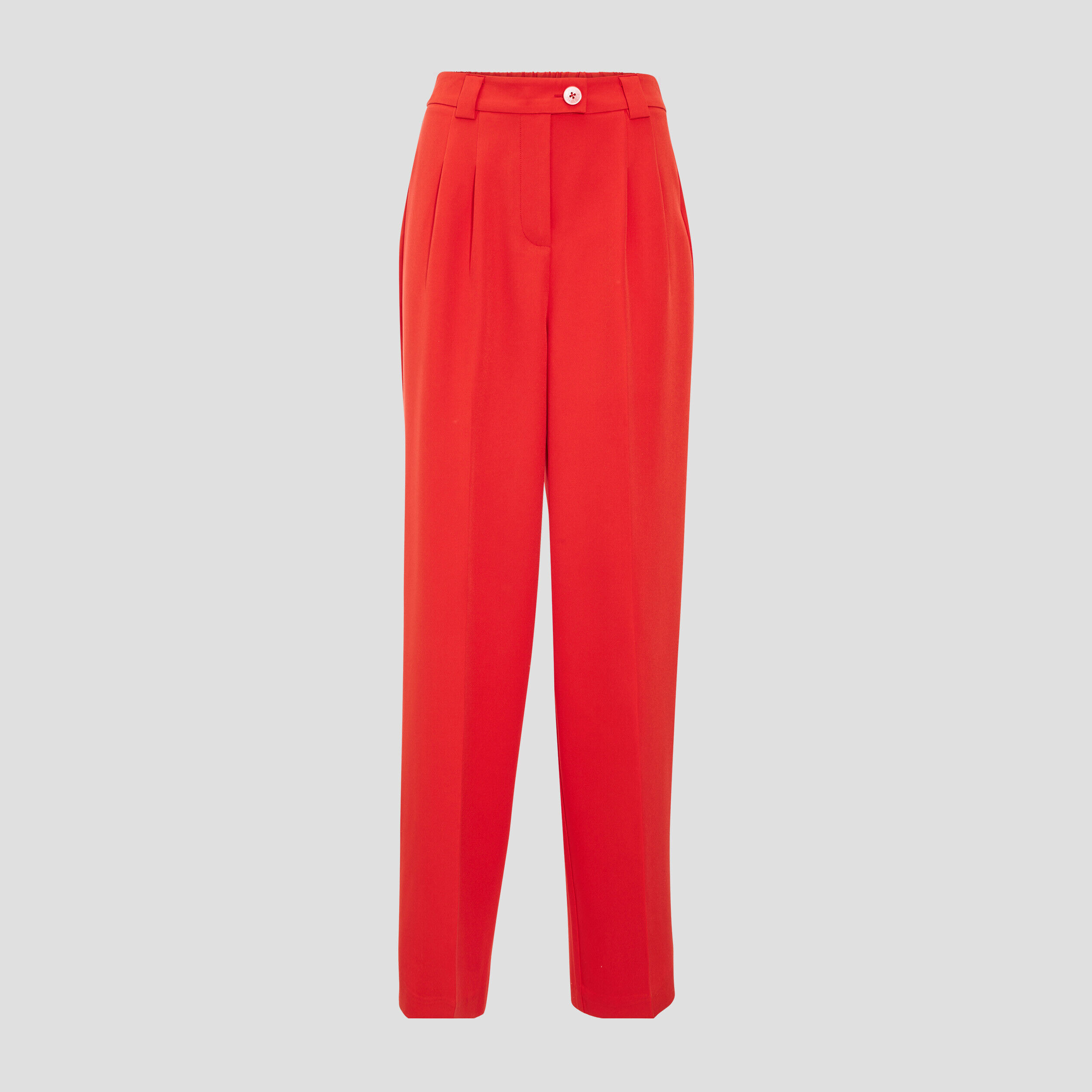 Pantalon bootcut rouge femme | Cache Cache