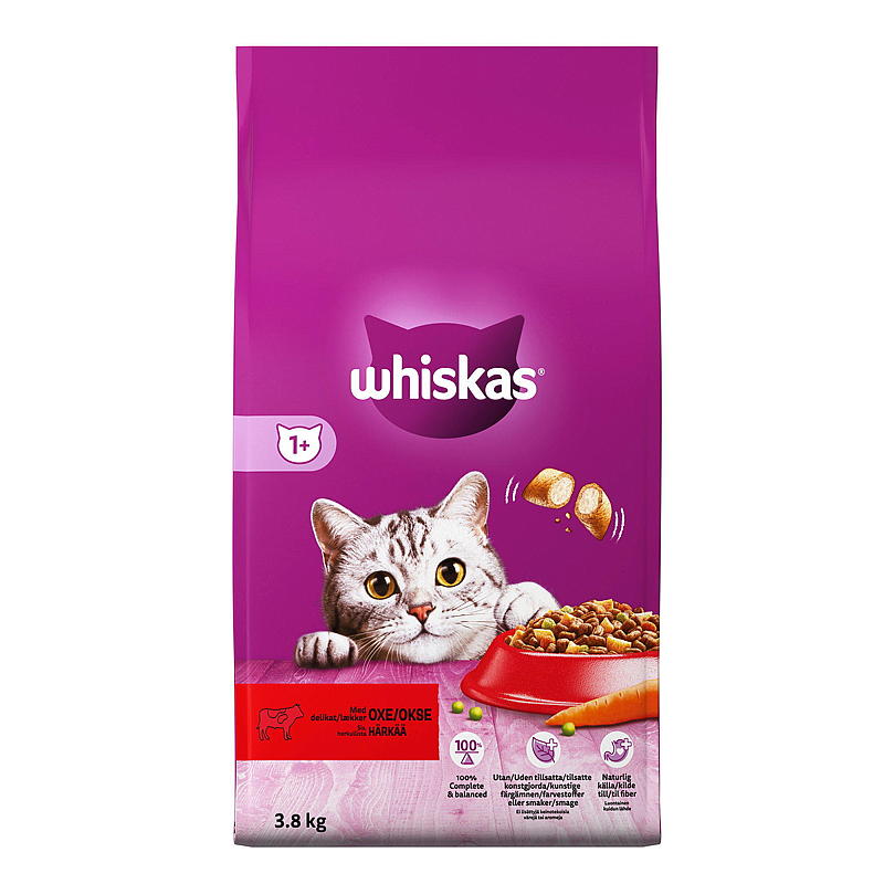 Mars Kattemat 3,8 kg oksekjøtt Whiskas
