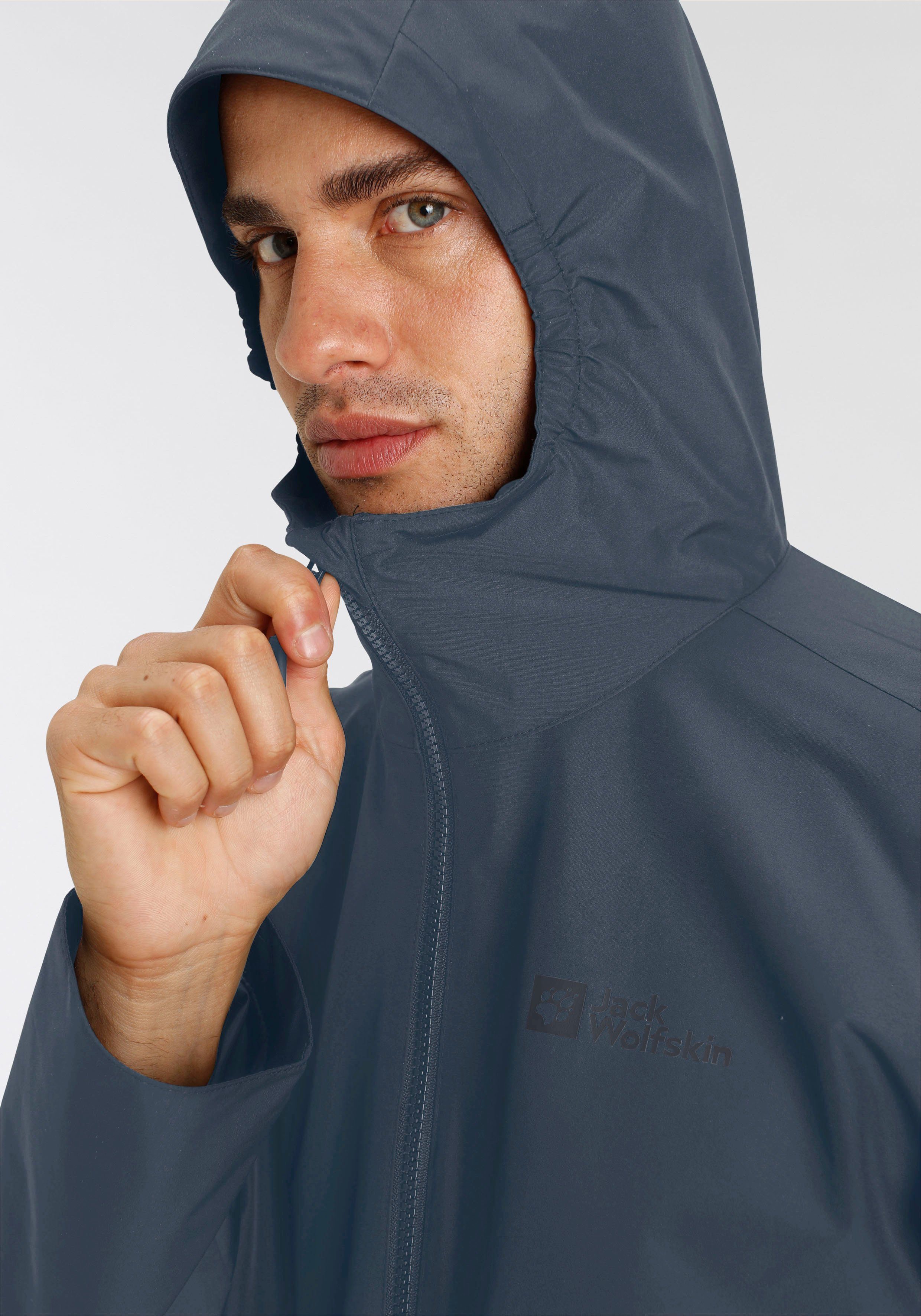 Jack Wolfskin Funktionsjacke FARWOOD JKT M Wasserabweisend & Atmungsaktiv & Winddicht