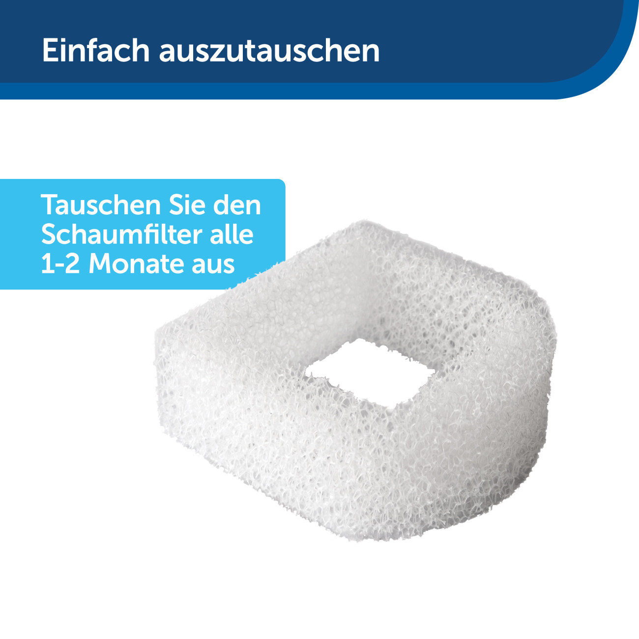PetSafe Trinkbrunnen PetSafe Schaumfilter, 2er Pack