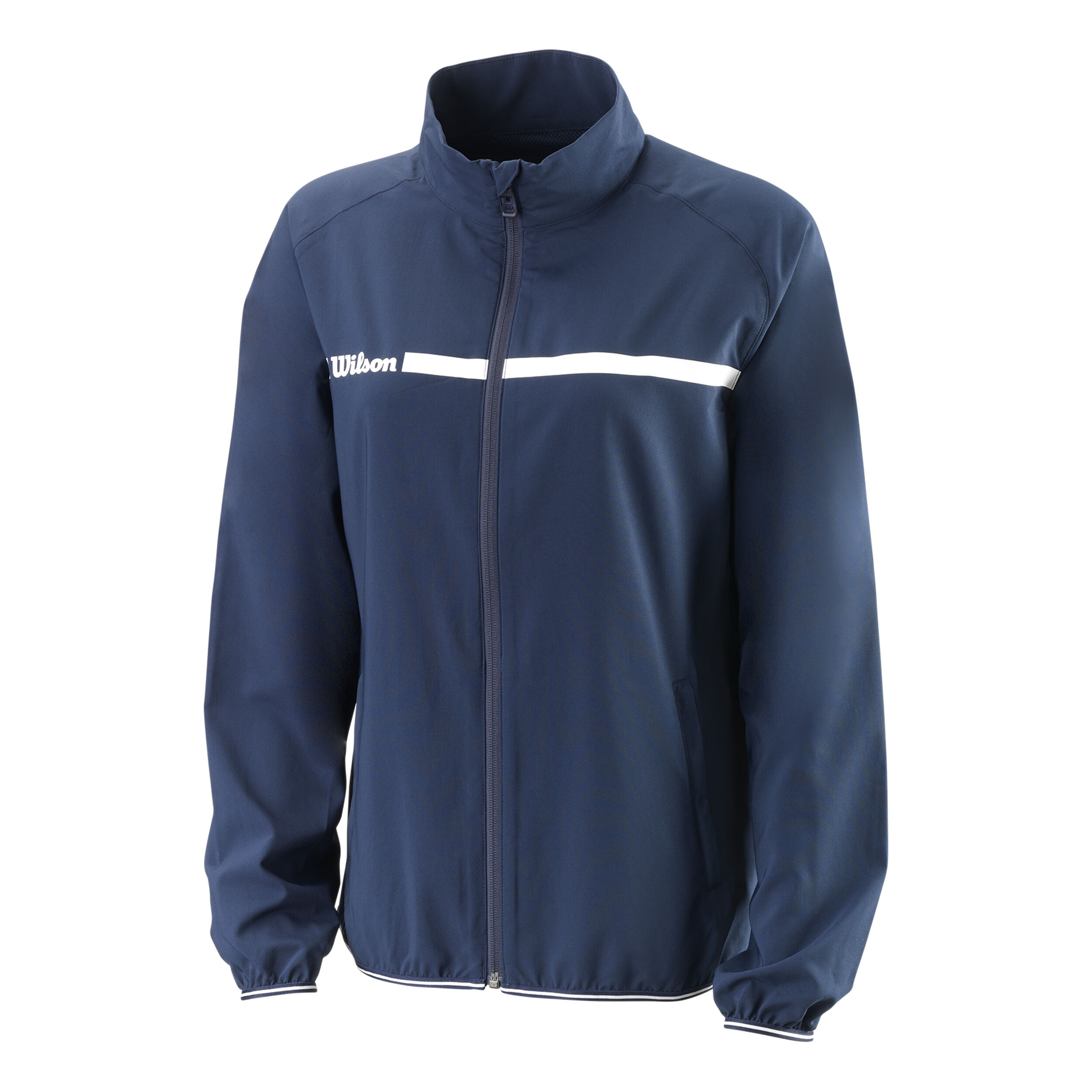 Team II Woven Trainingsjacke Damen - Dunkelblau, Weiß