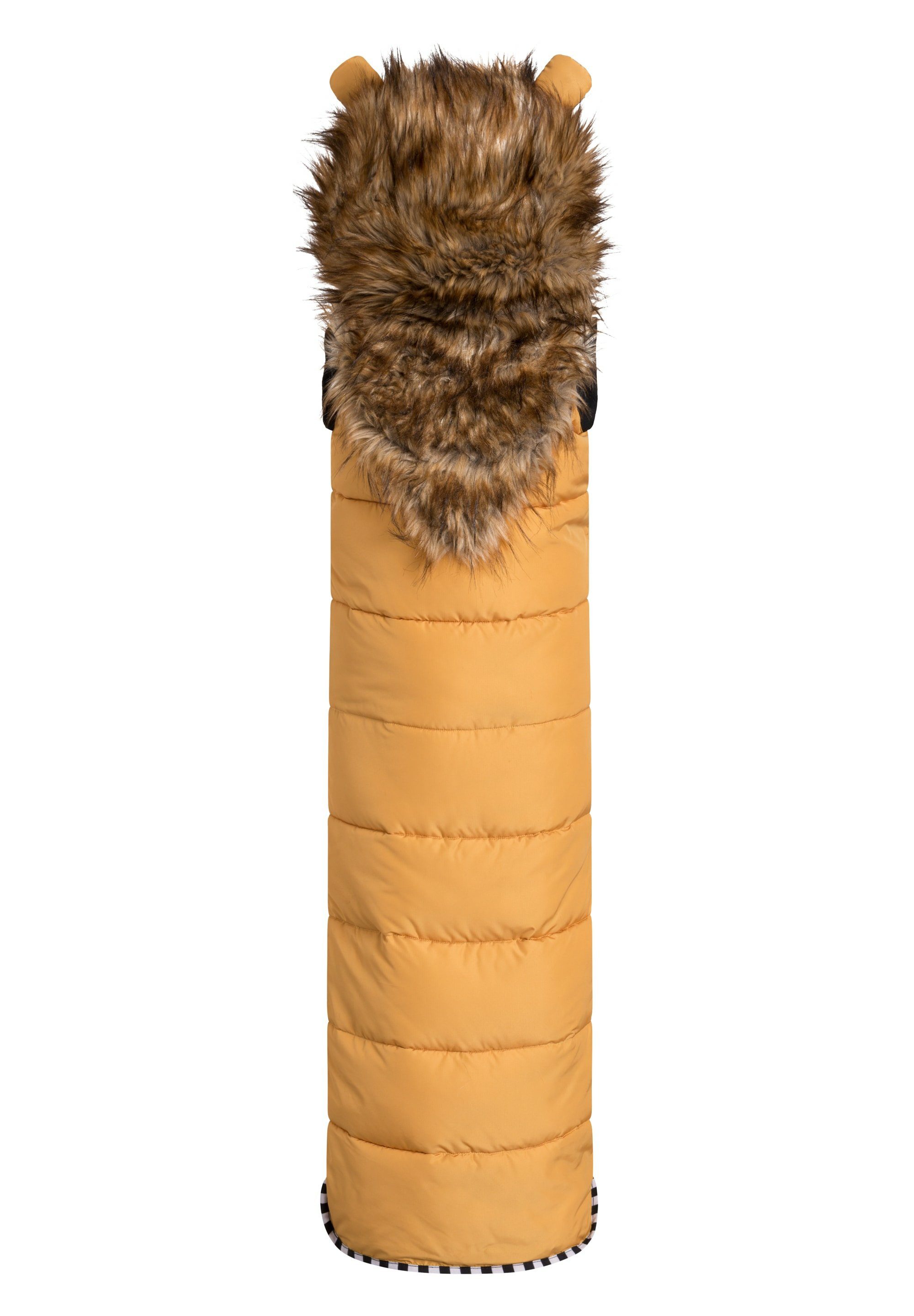 WeeDo Funktionsweste LIODO Löwe aus einem Schlafsack wird Dank des Kordelzugs eine Weste