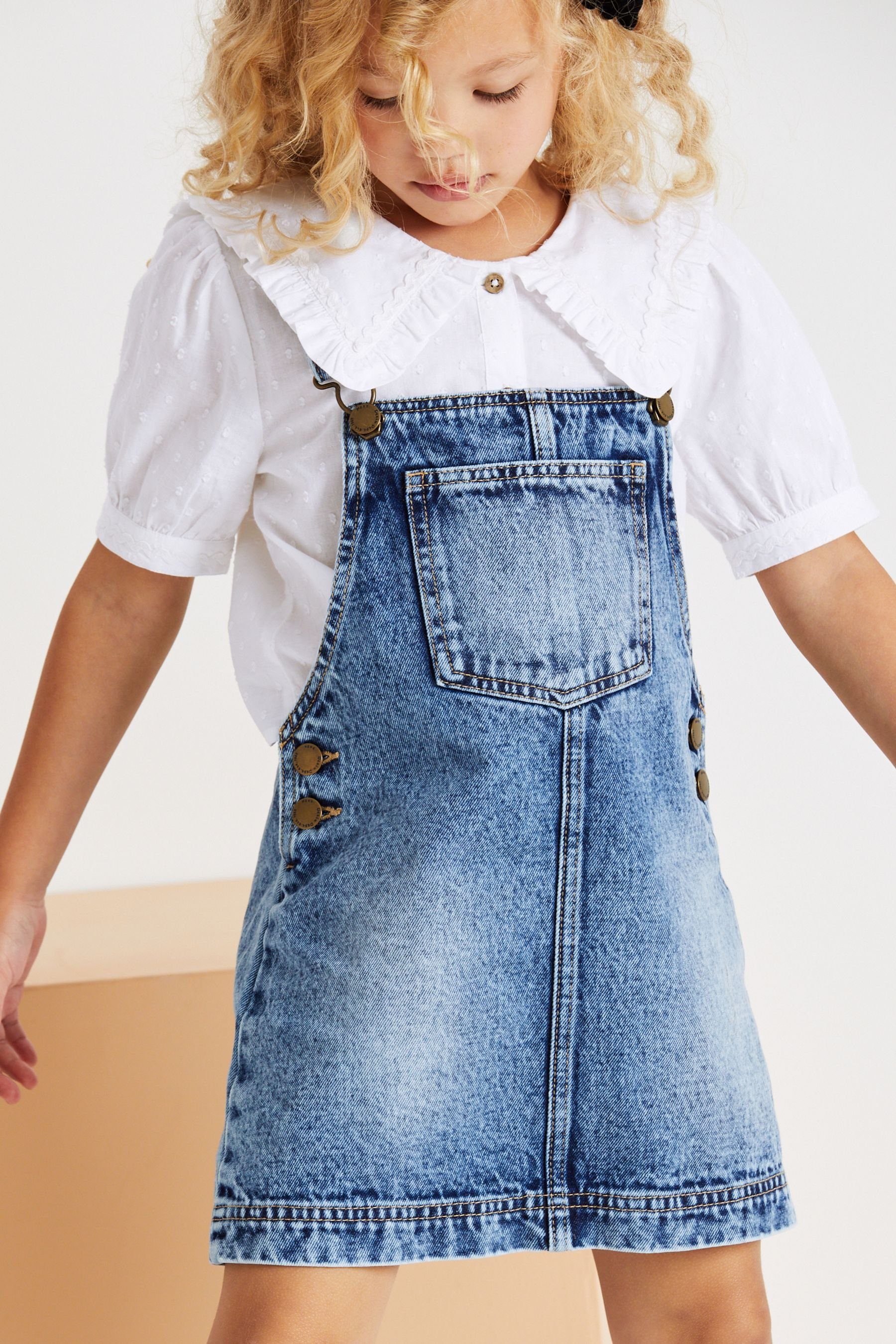 Next Blusentop Bluse mit Puffärmeln und Bindeschleife (1-tlg)