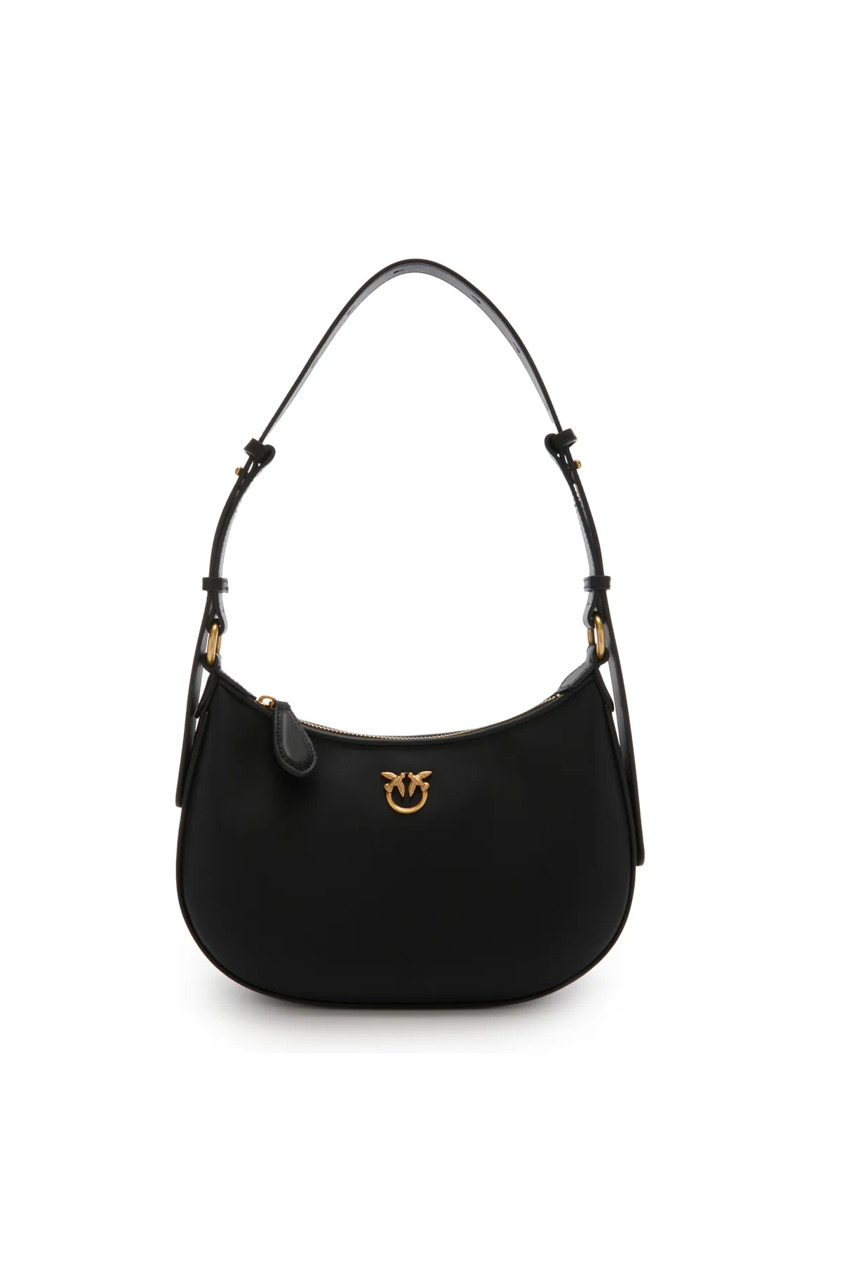 1'ASLAN  Pinko Damen Umhängetasche „Half Moon“ in Schwarz 102790-A0F1-Z99Q