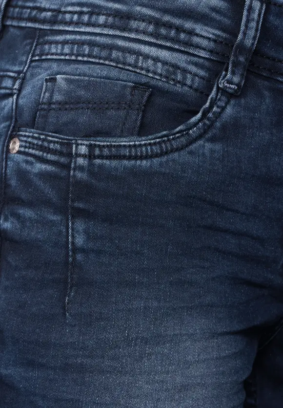 CECIL Loose Fit Jeans in 3/4-Länge