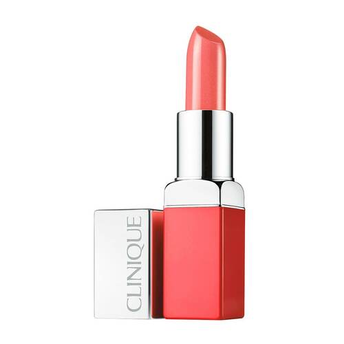 „Clinique Pop“ lūpų dažai + pagrindas 02 „Bare Pop“, 3,9 gramai