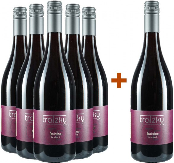 5+1 Paket Raisino feinherb - Weingut Tratzky