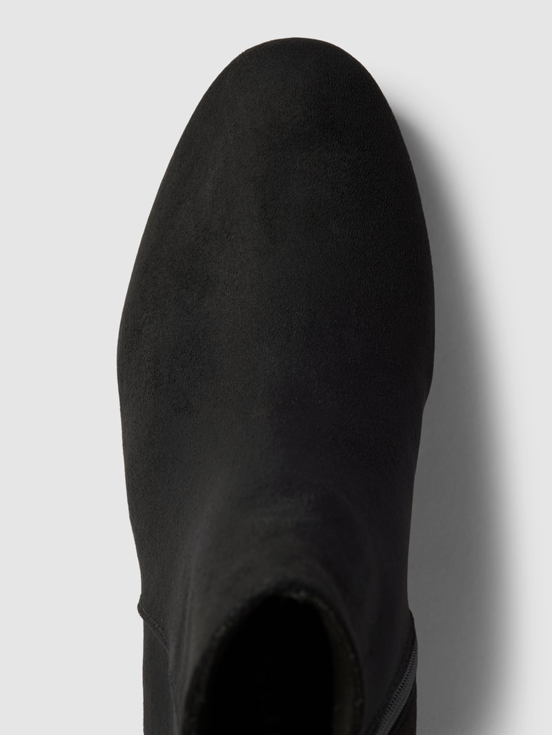 Stiefel mit Label-Detail in schwarz
