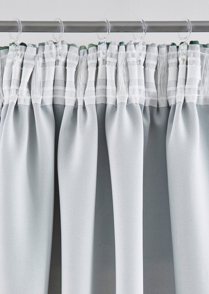 Verdunkelungsvorhang mit recyceltem Polyester (1er Pack)