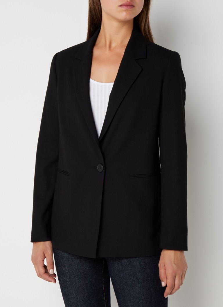 Benetton Blazer with welt pockets and shoulder pads
