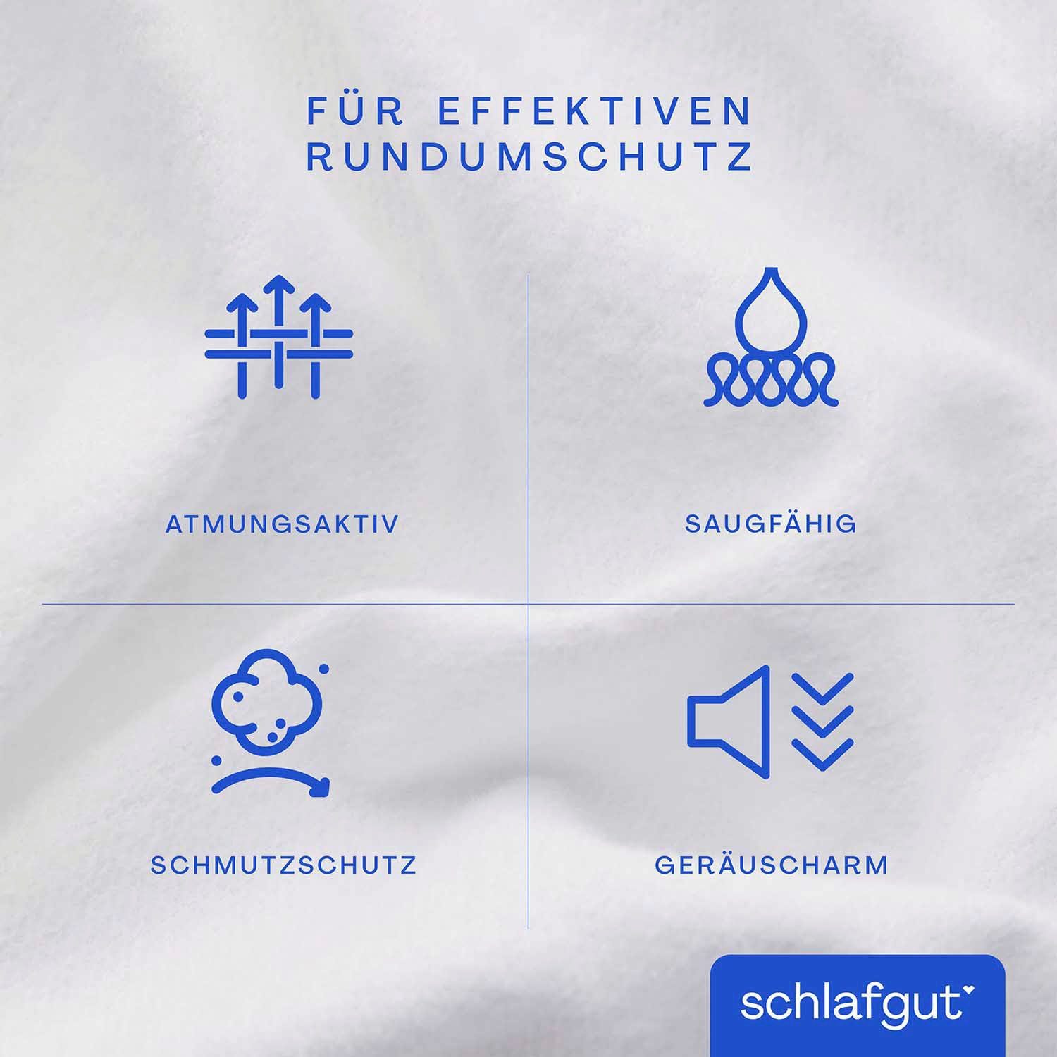 Matratzenauflage Baselayer Matratzenschutz Comfort Schlafgut, Wie ein Spannbettlaken