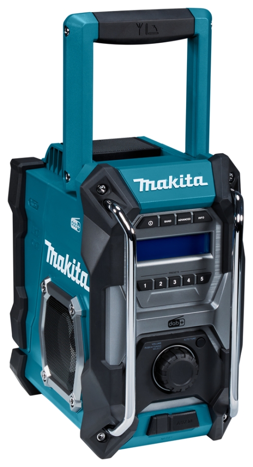 Radio Makita MR003GZ pentru construcții, FM, DAB/DAB+, 40V max., fără baterii și încărcător