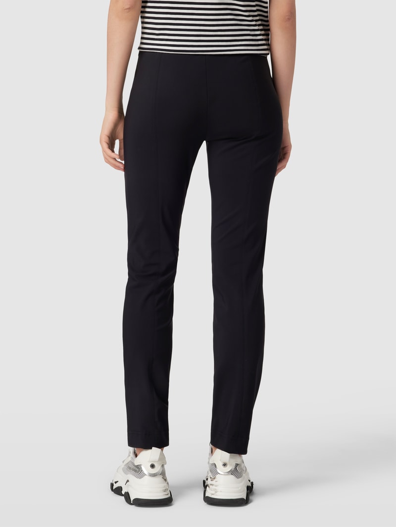 Stretchhose mit Reißverschlusstaschen Modell 'OTTI' in schwarz