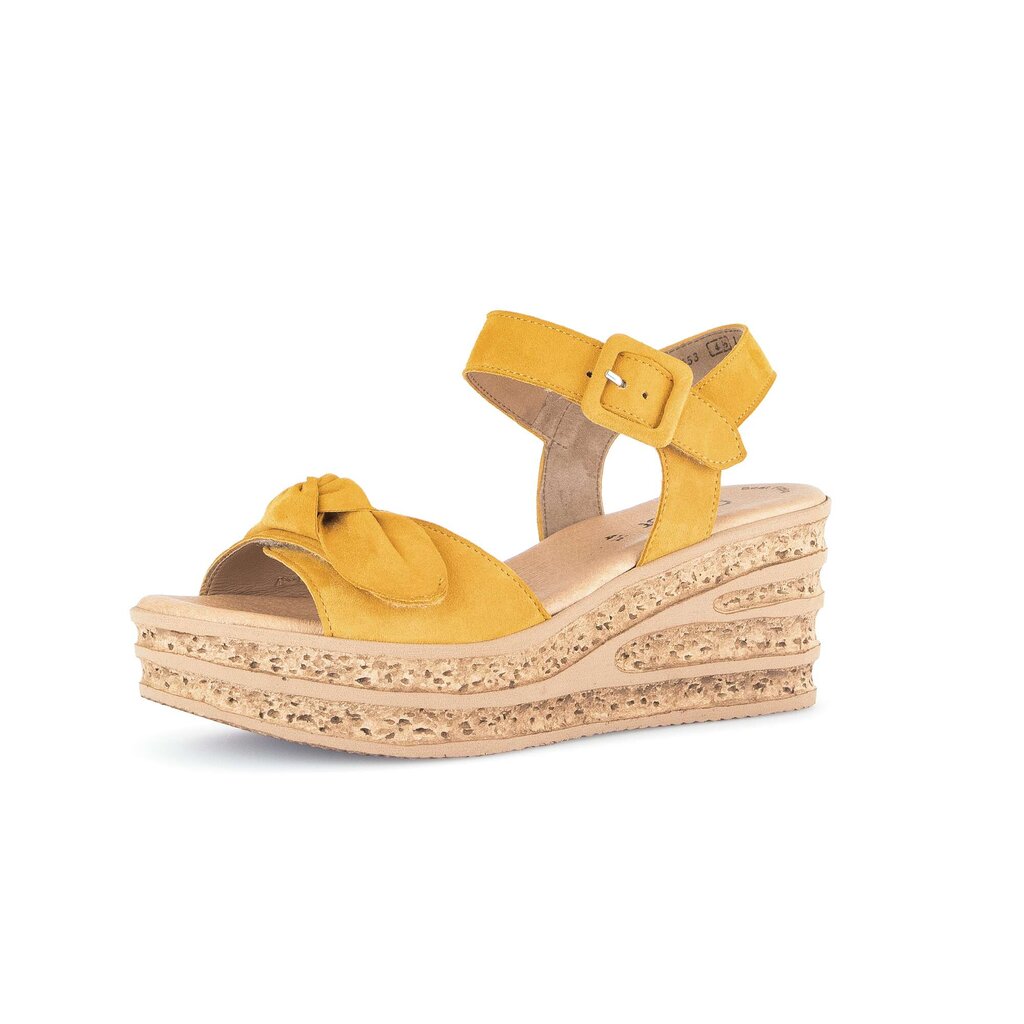 Gabor fashion Keilsandalette gelb