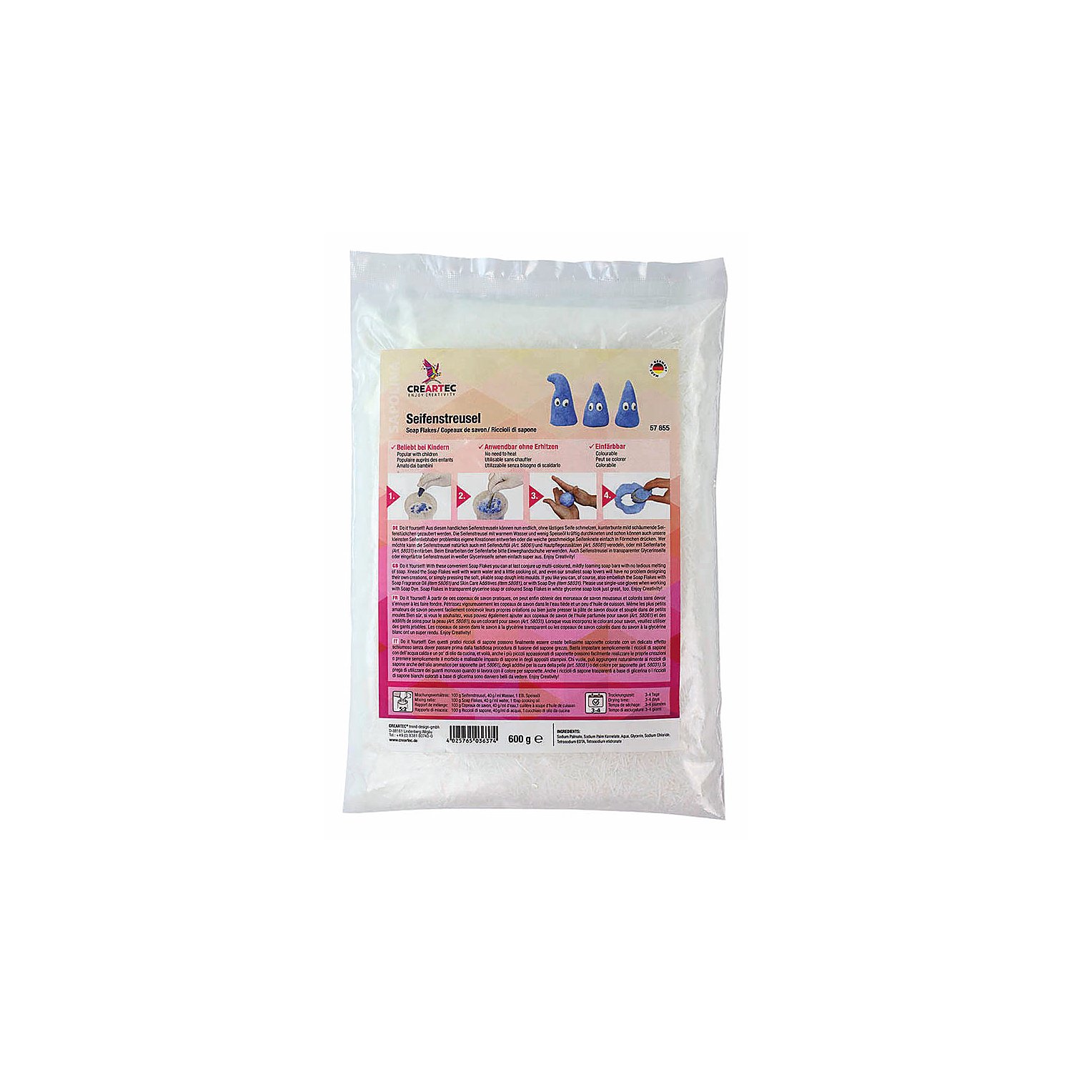 Seifenstreusel, 600 g
