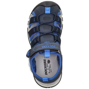 Dockers Flat Sandale in blau