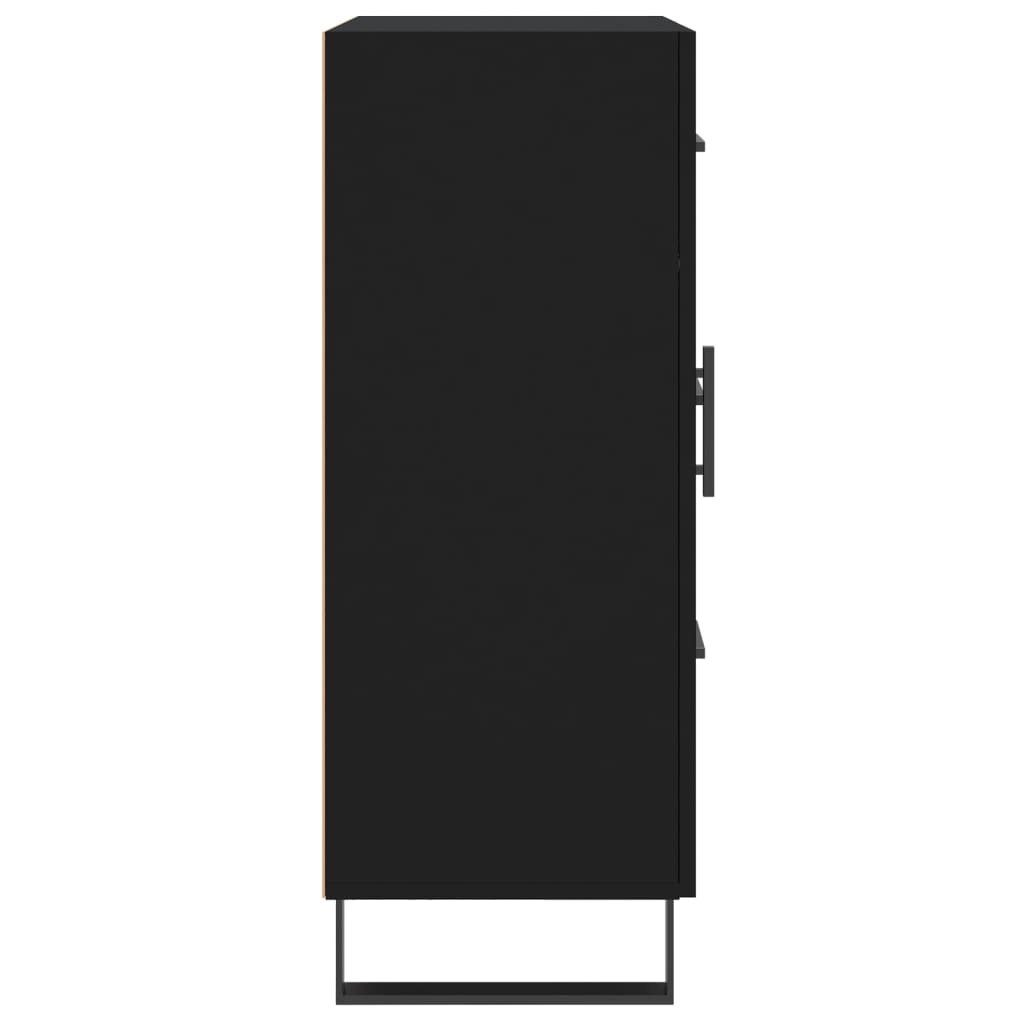 vidaXL Sideboard Sideboard Schwarz 69,5x34x90 cm Holzwerkstoff (1 St)