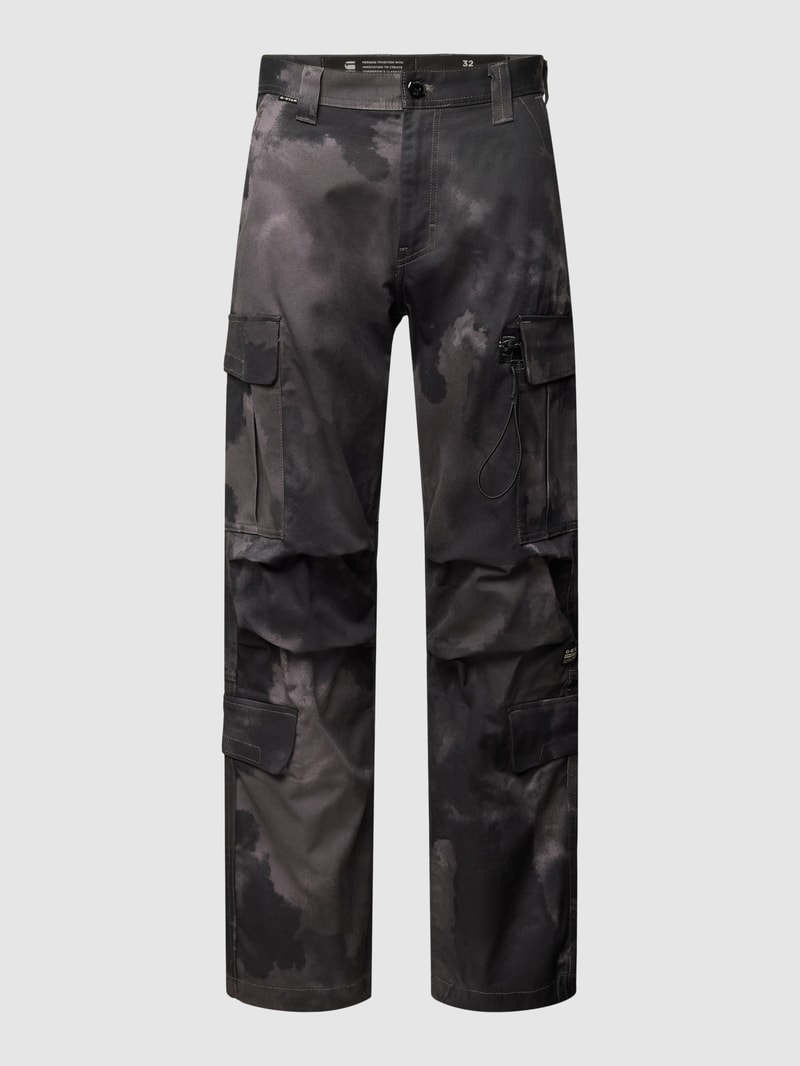 Cargohose mit Cargotaschen in schwarz