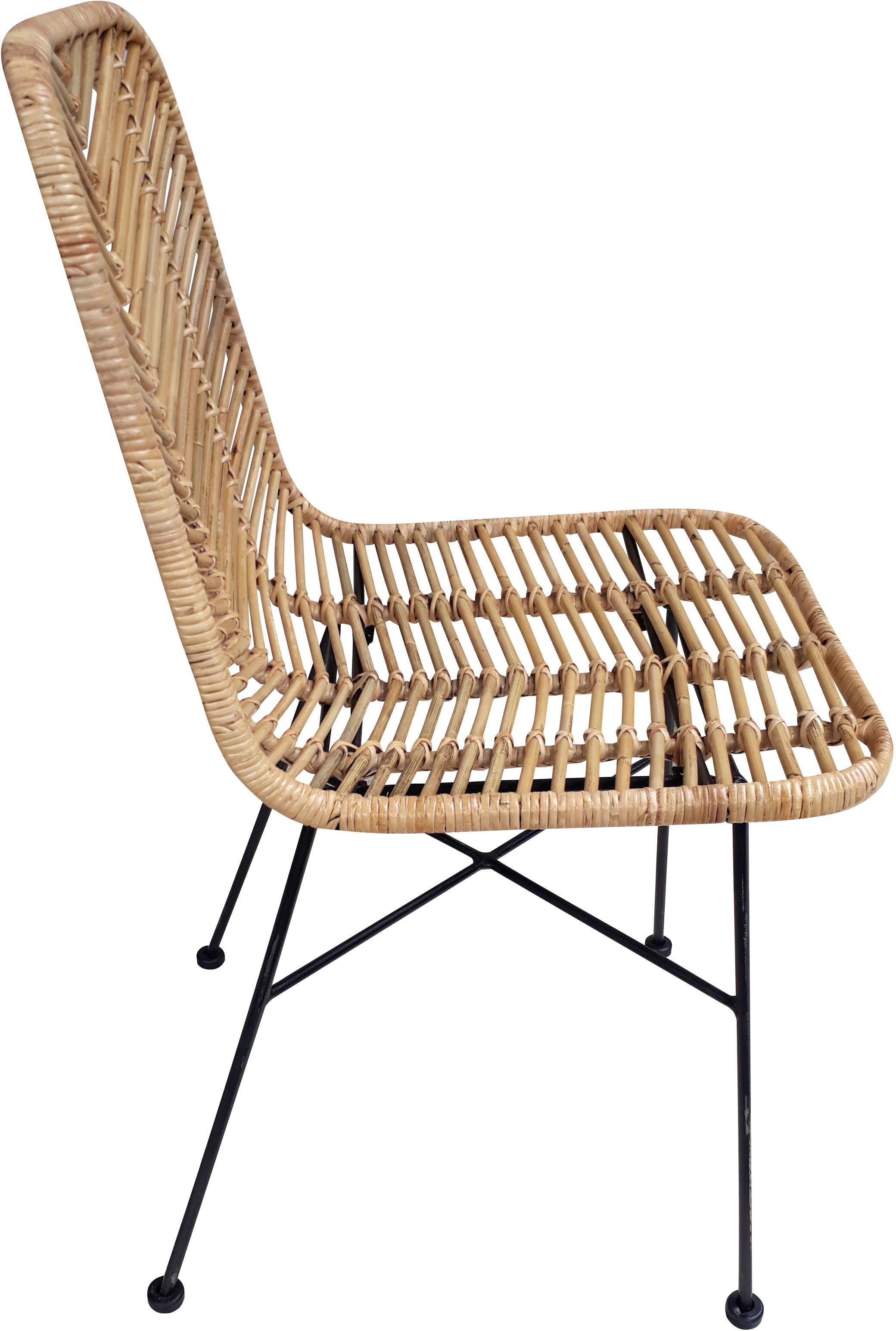 SIT Rattanstuhl Rattan Vintage (Set, 2 St), COUCH Lieblingsstücke, Shabby Chic, Vintage