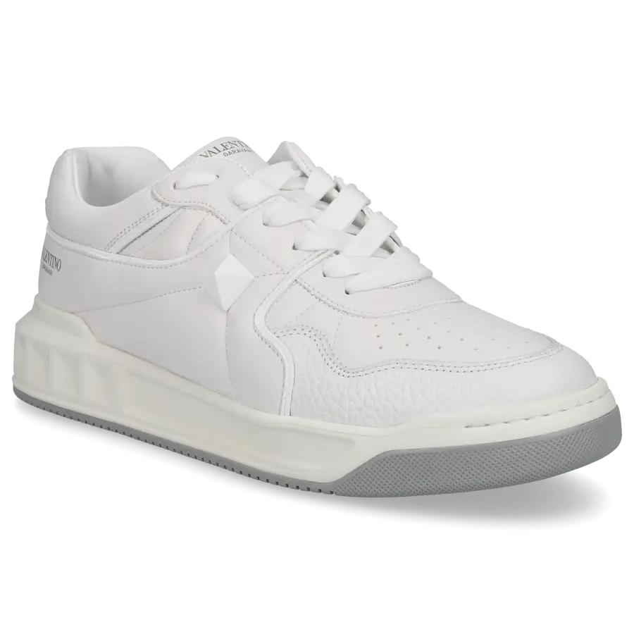 Valentino Garavani - Sneaker low ONE STUD Kalbsleder - weiß