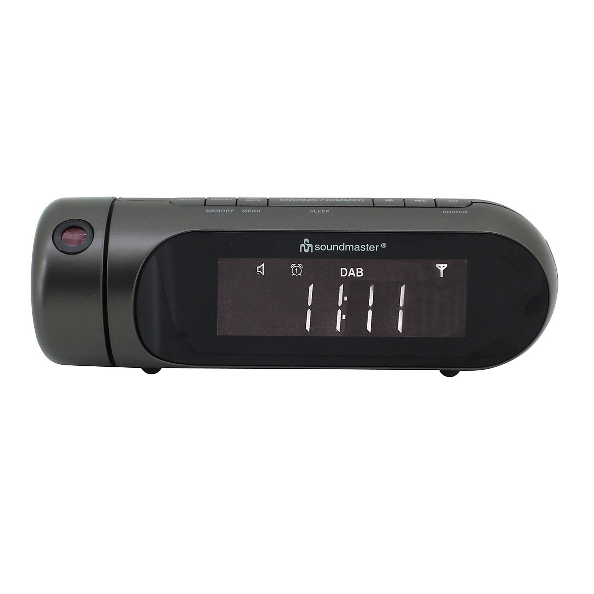 UR6700AN Projektionswecker Radiowecker DAB+ UKW Dualalarm Projektion USB