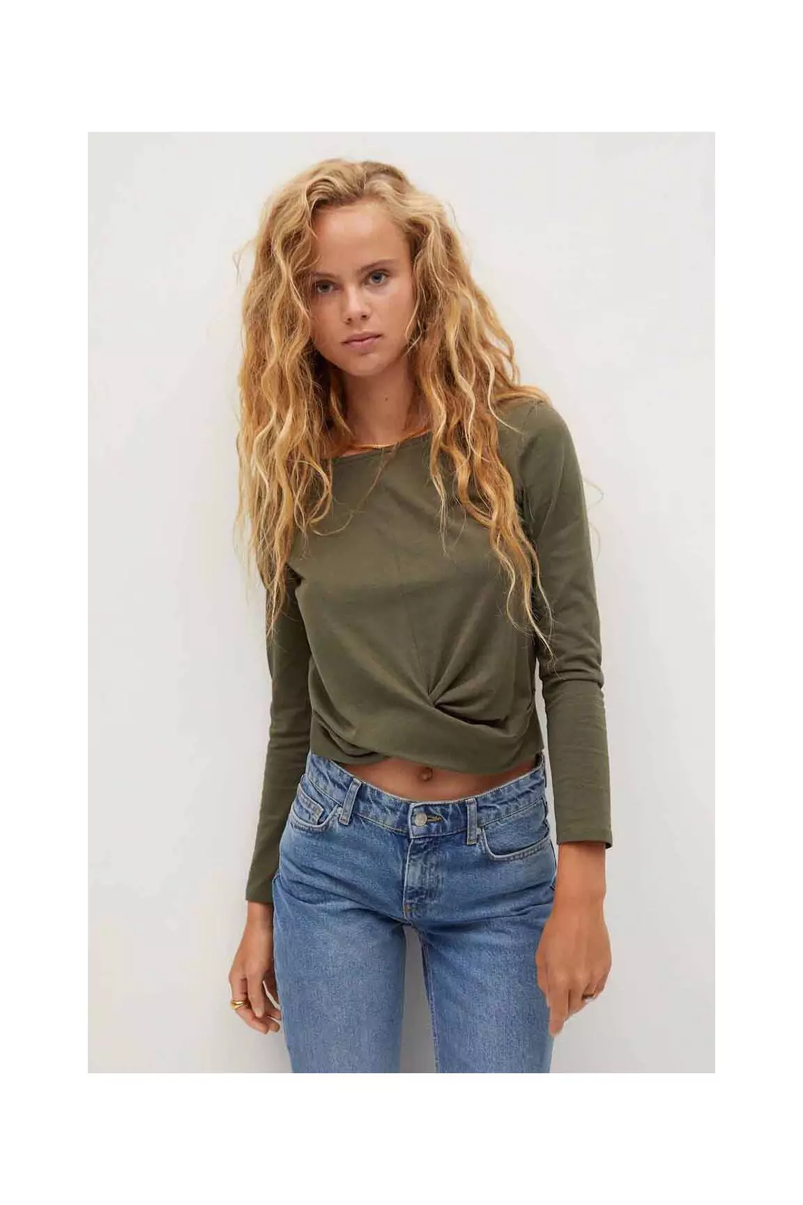 Mango Tshirts Femme couleur beige