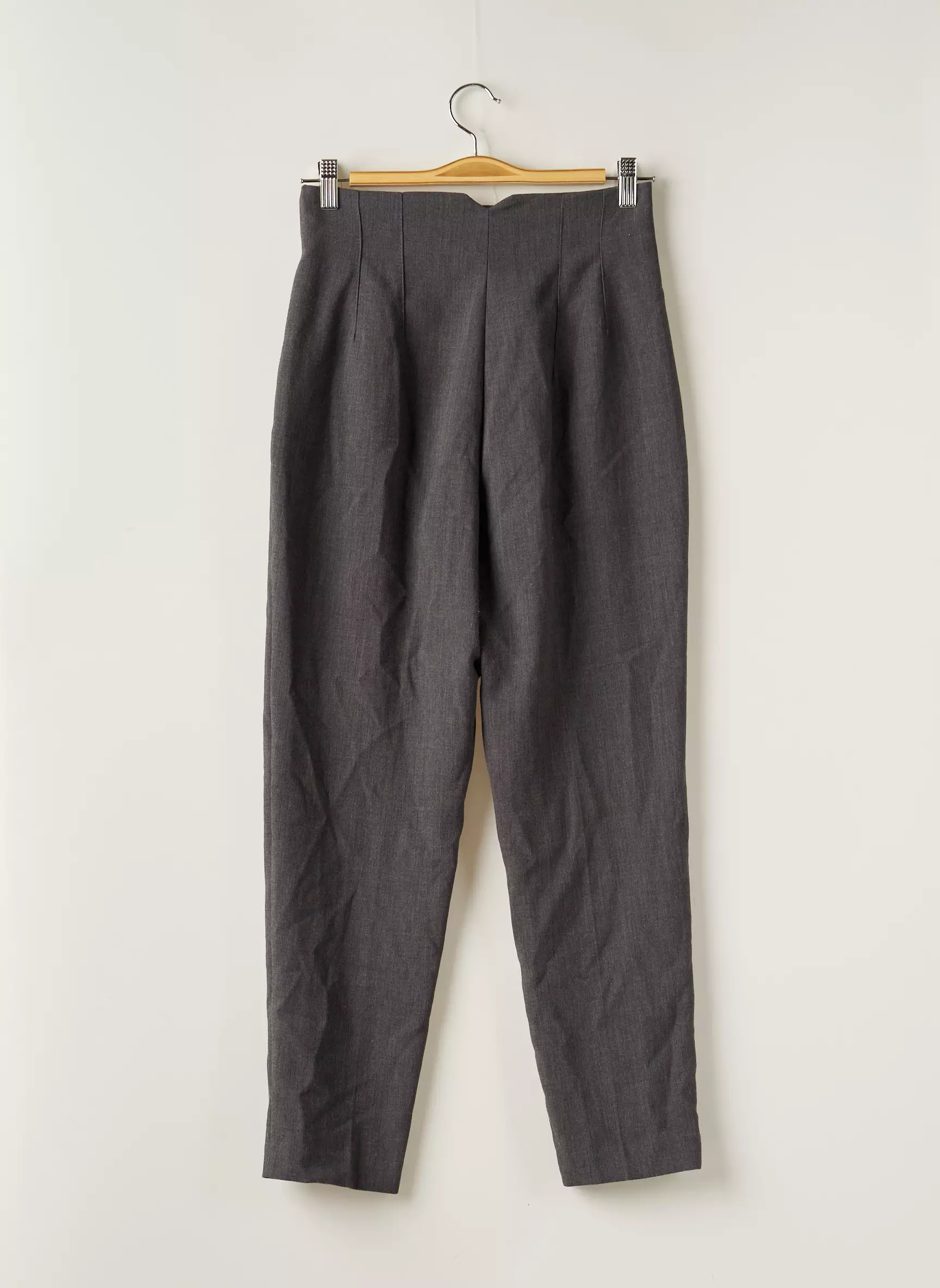 Zara Pantalons Slim Femme couleur gris