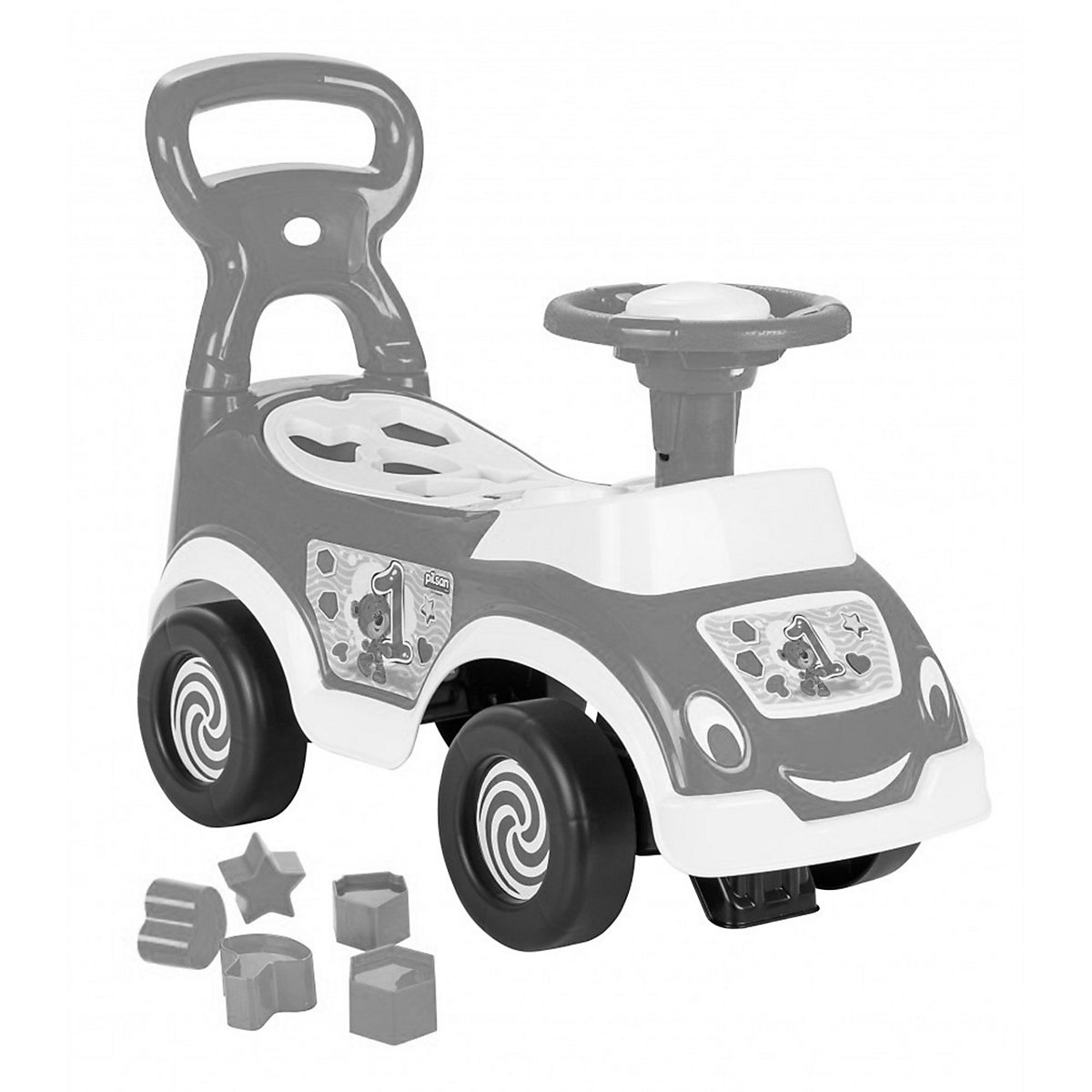 Kinder Rutschauto Sorter 07826 Kinderauto 5 Sortierformen Rutschautos