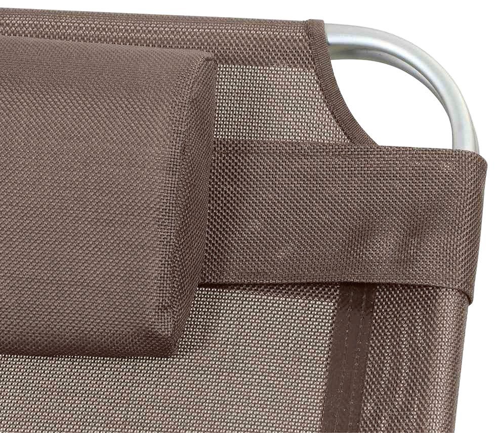 Siena Garden Gartenliege Sole, Aluminiumgestell, mehrfach verstellbar, 214x70x45 cm