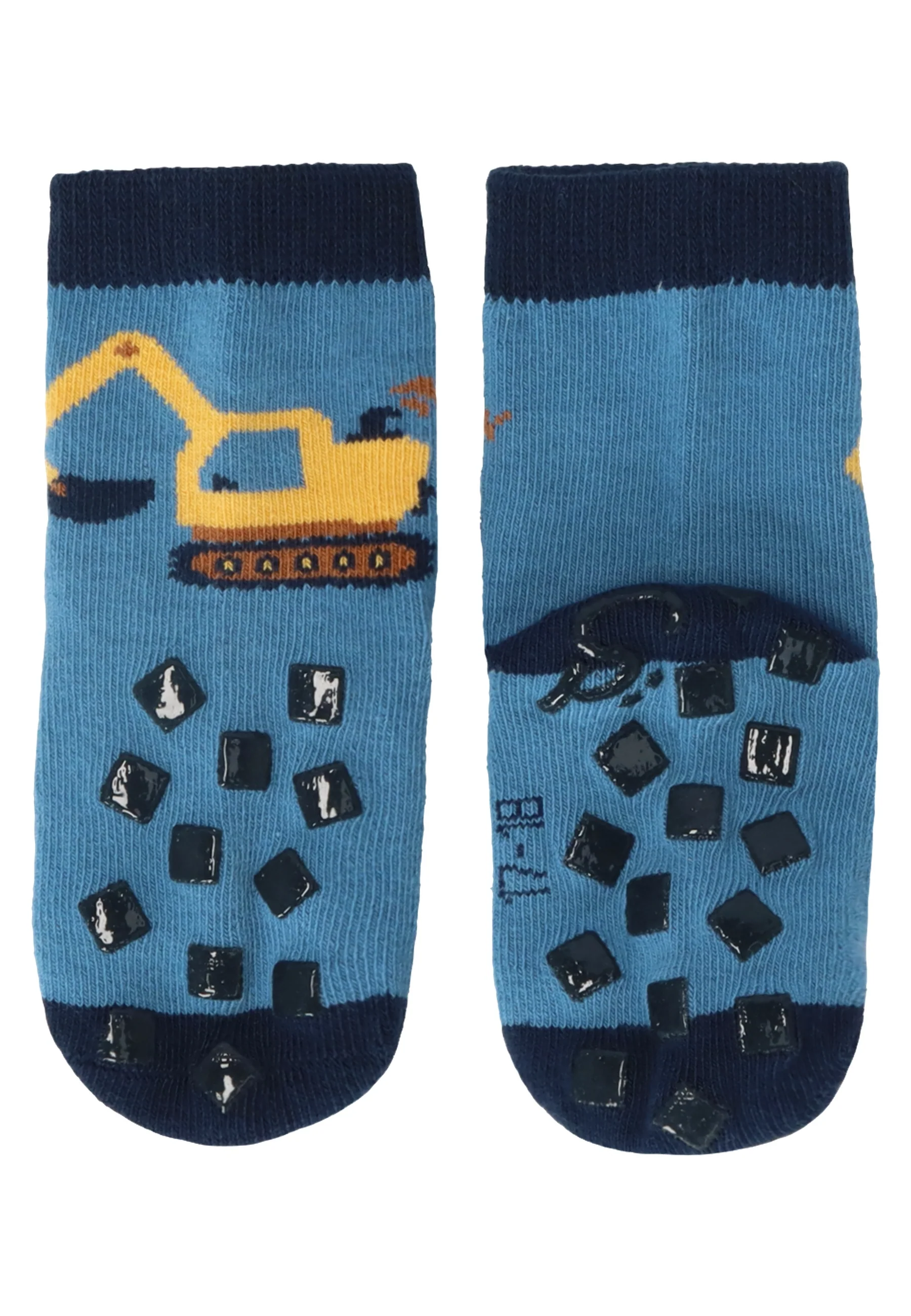 ABS Krabbelsocken im 2er Pack mit Motiv Bagger