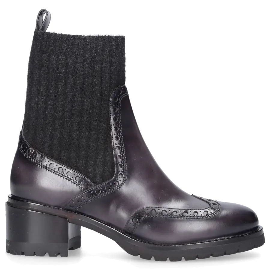 Santoni - Chelsea Boots 59557 Kalbsleder - grau