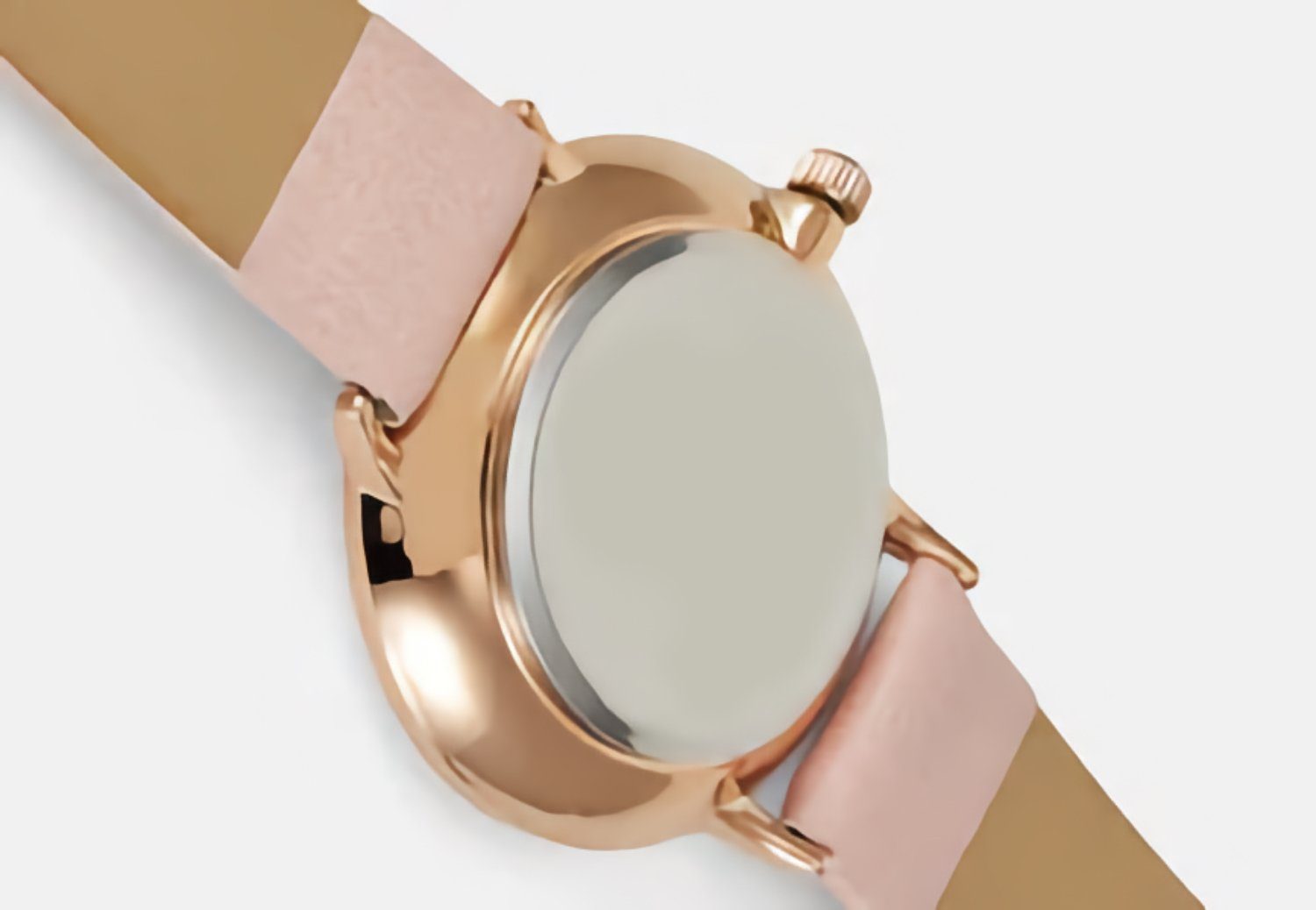 Lily + Stone Quarzuhr Damen Armbanduhr Analog mit eleganten Kristallen in Rose Gold, (1-tlg)