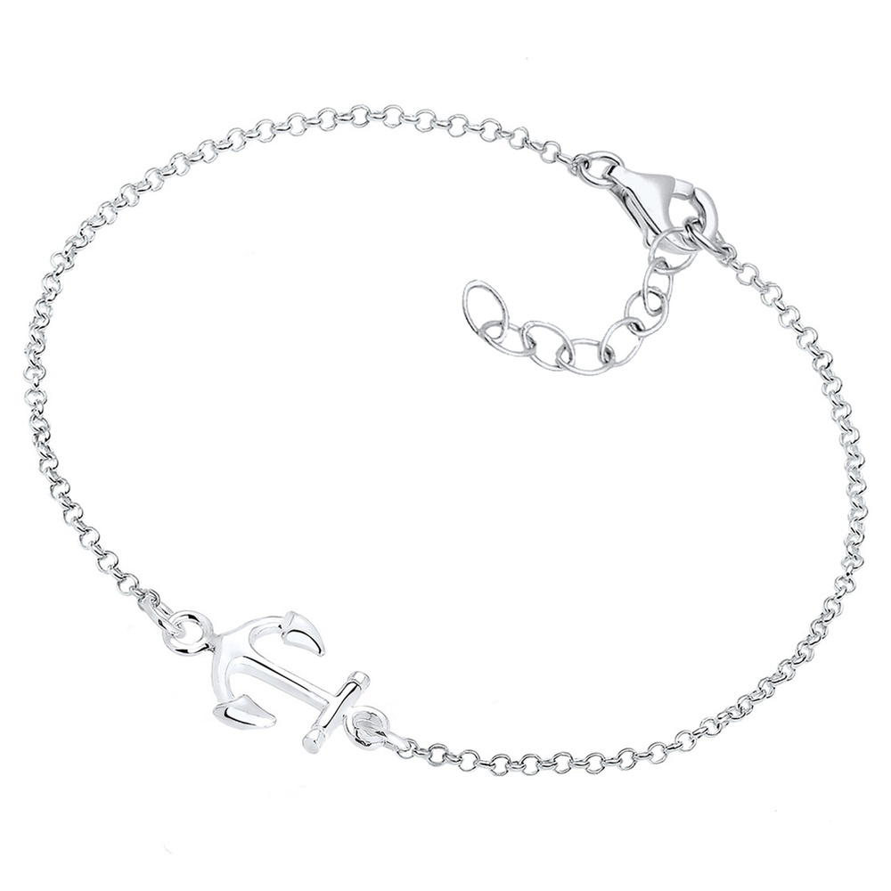 Elli Elli Bracelet Femmes Ancre Maritime en Argent Sterling 925 Bracelet