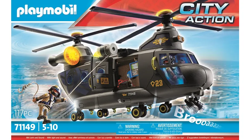 PLAYMOBIL 71149 - City Action - SWAT-Rettungsflugzeug