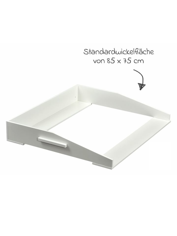 Jonka Wickelaufsatz für IKEA Kommoden Malm & Hemnes - Weiß in weiss günstig kaufen onesize